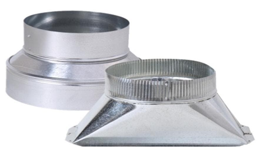 Prestige TRC86 6" Round to 8" Round Duct Transition