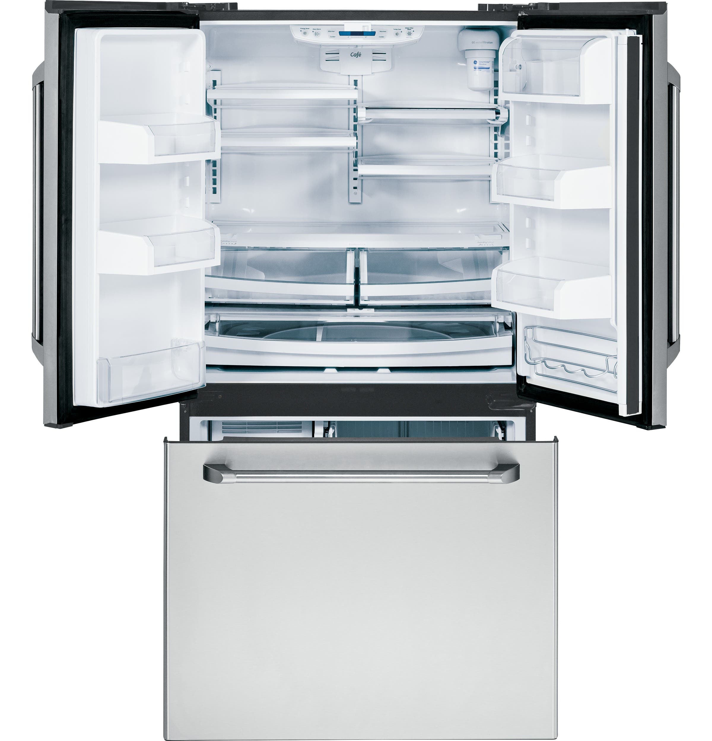 GE CWS21SSESS 20.7 cu. ft. Counter-Depth French Door Refrigerato...