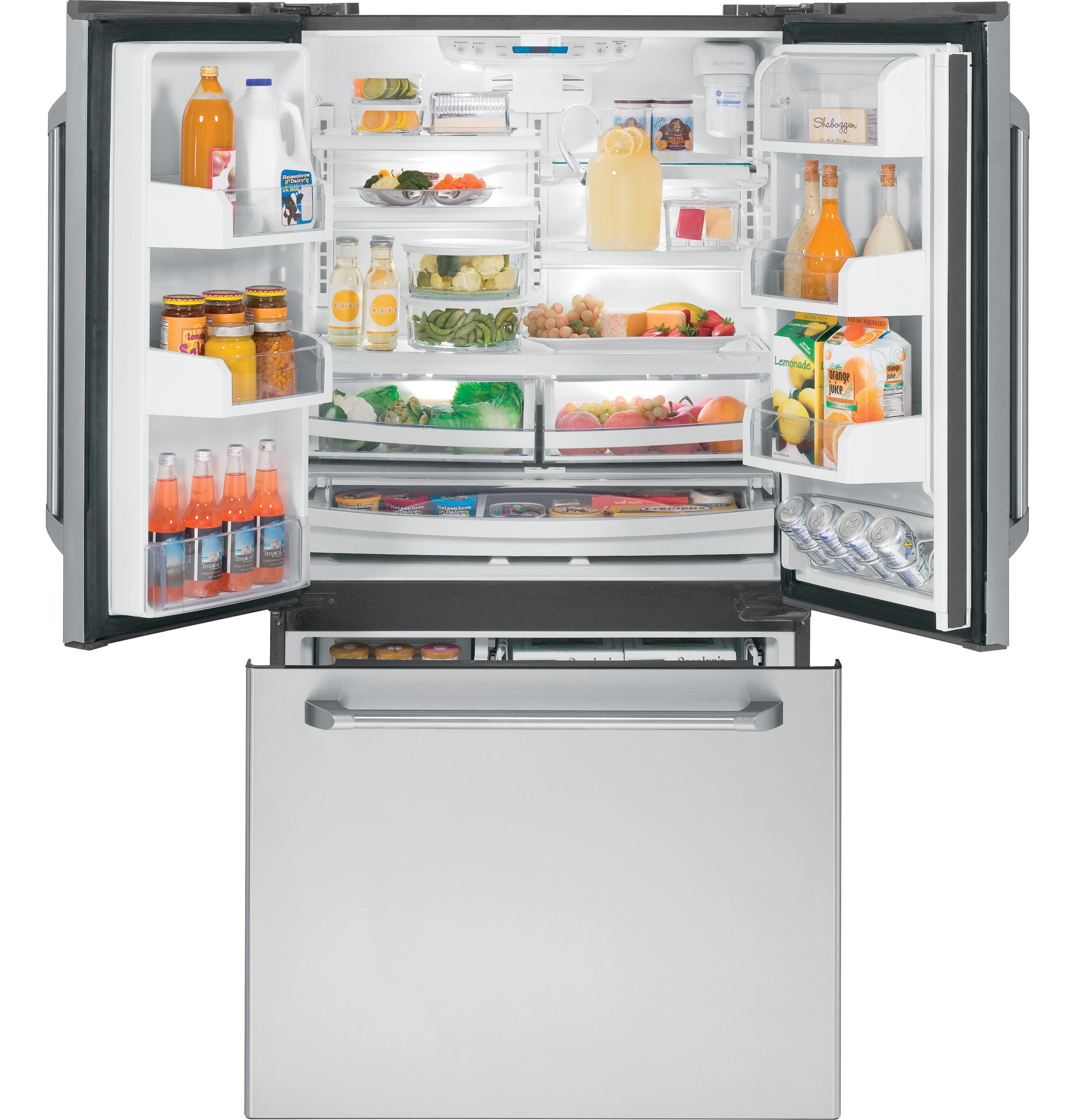 GE CWS21SSESS 20.7 cu. ft. Counter-Depth French Door Refrigerato...