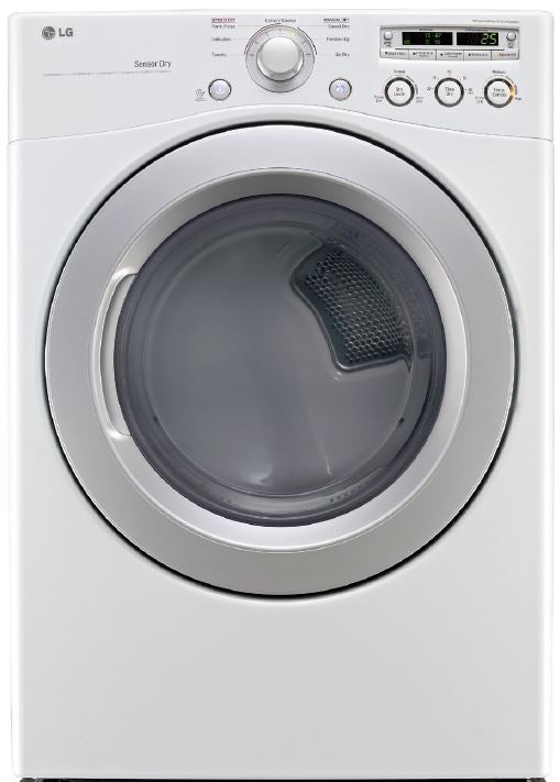 LG DLE3050W 27" FrontLoad Electric Dryer with 7.3 cu. ft. Capacity, 7