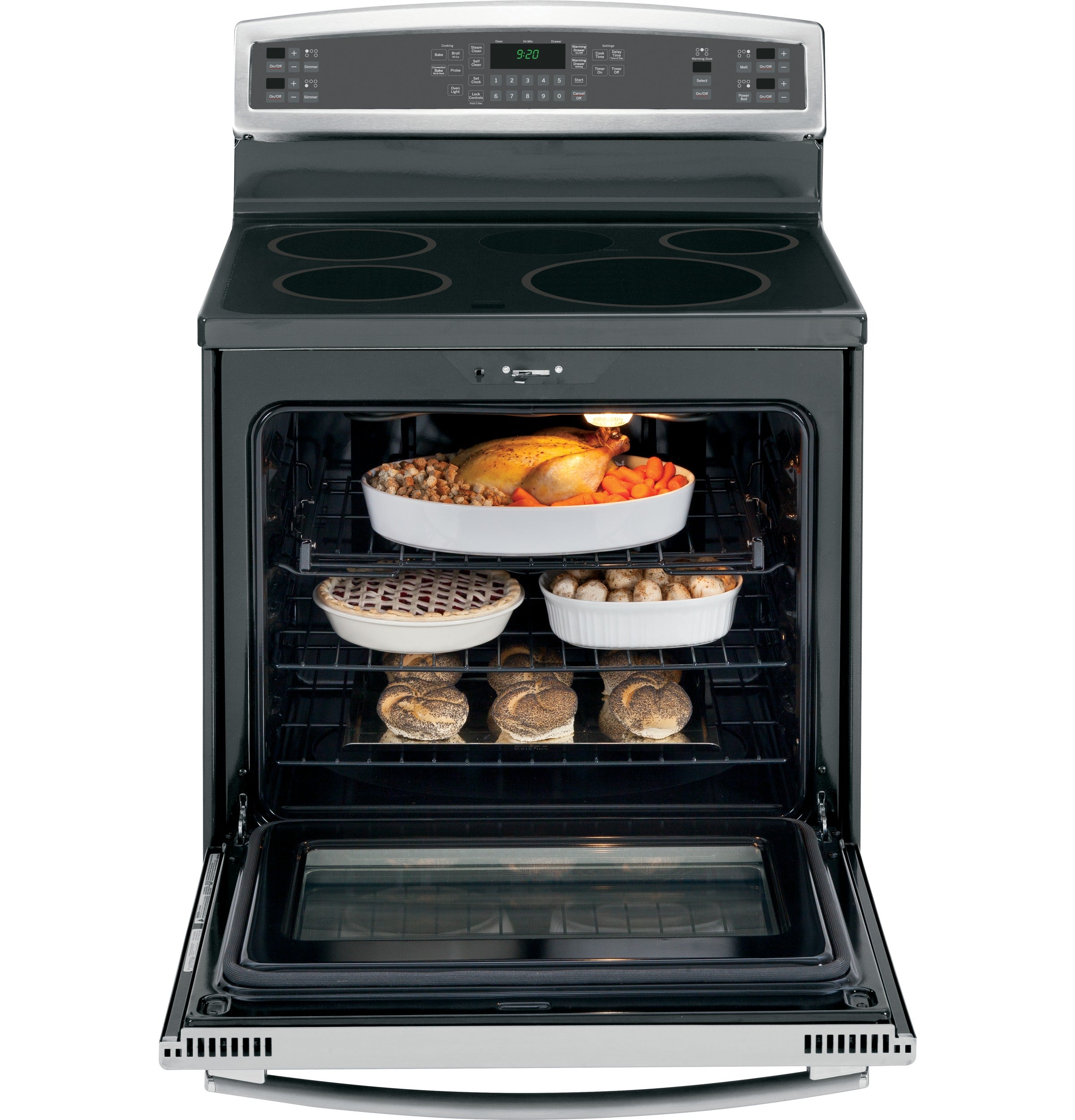 GEProfile PHB920SFSS Freestanding Induction Range - Thumbnail 4