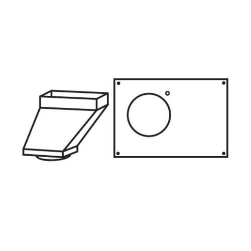 Vent-A-Hood VP550 6" to 3-1/4" x 10" Offset Kit