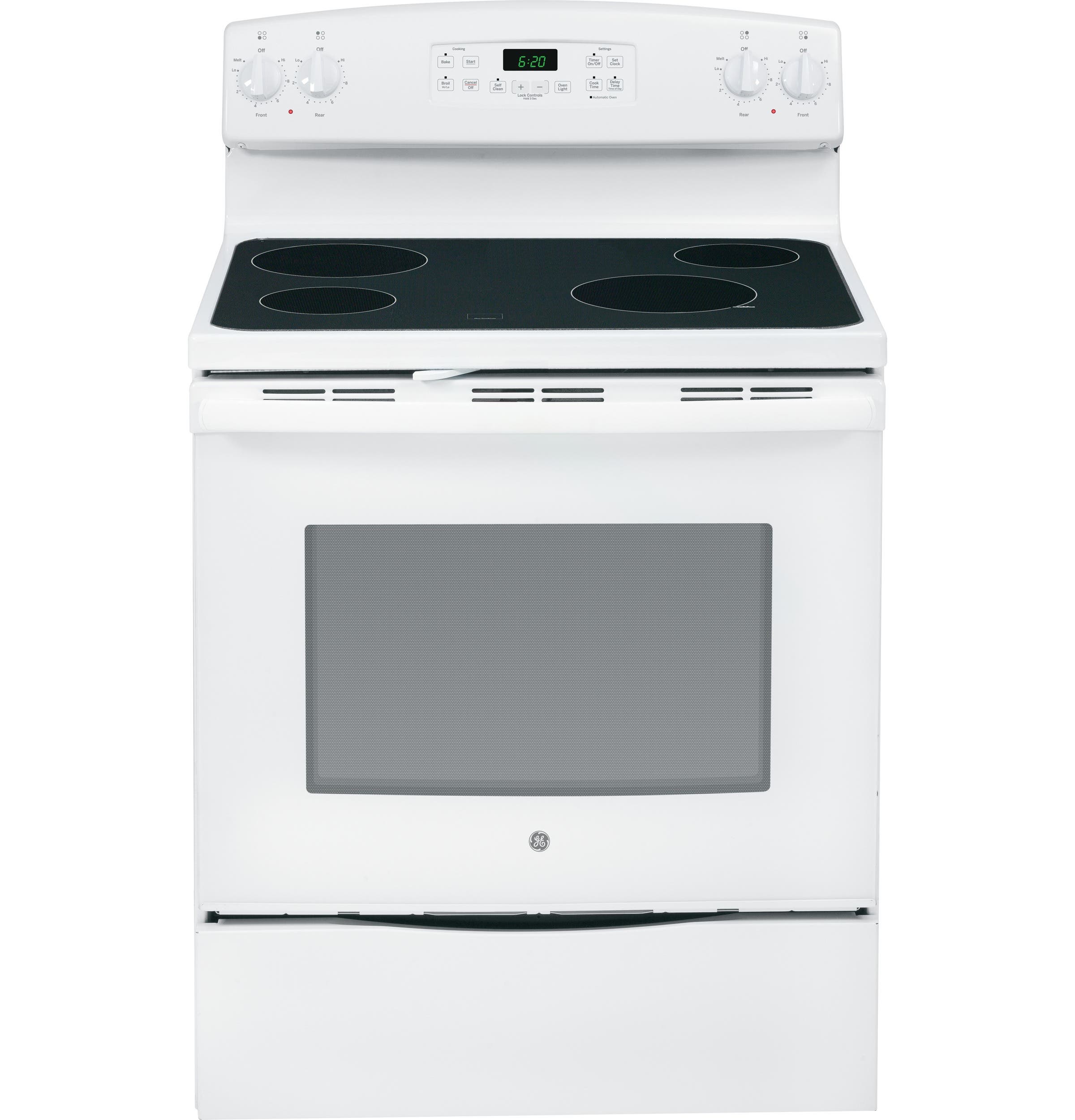 GE JB620DFWW White