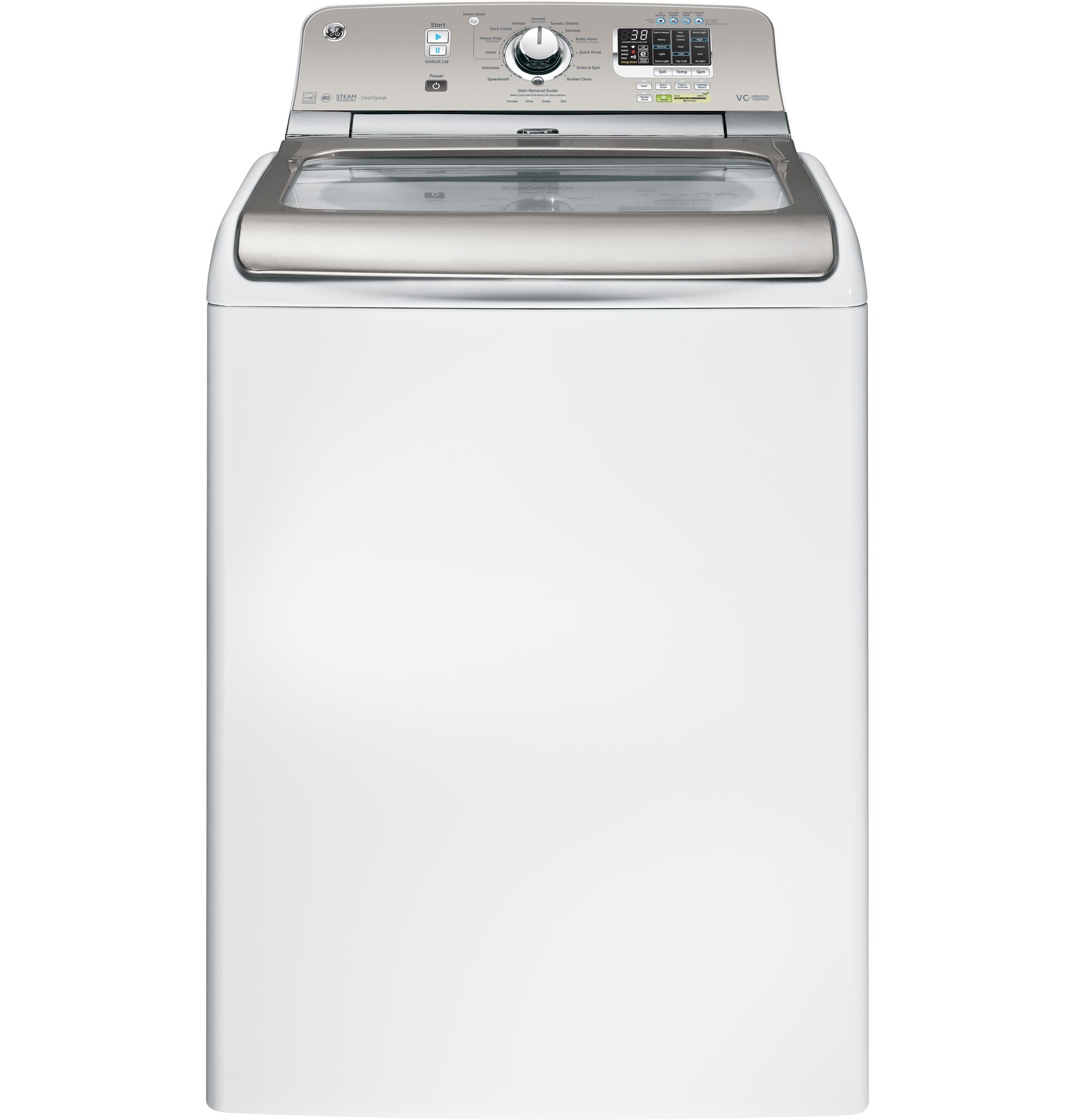 GE GTWS8350HWS White