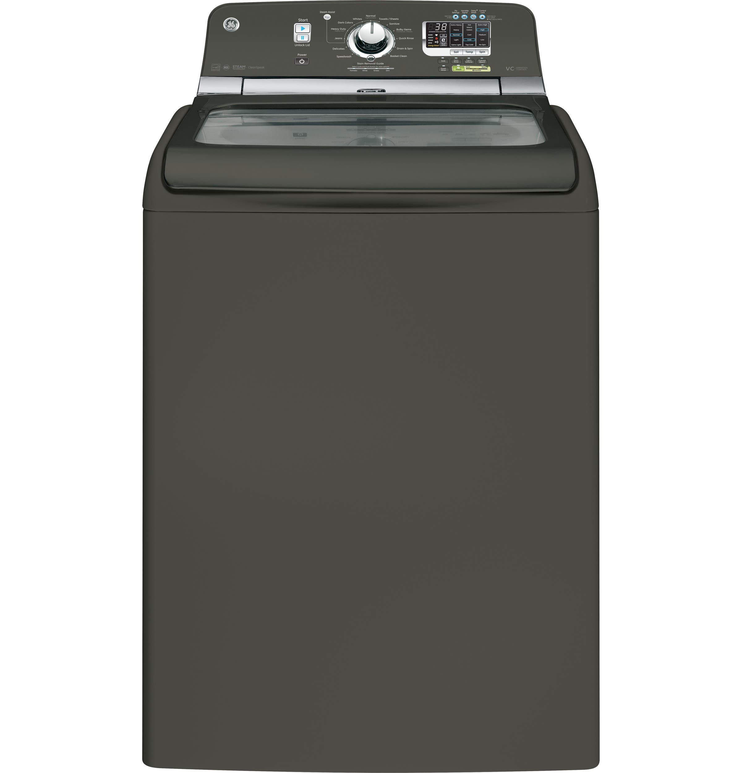 GE GTWS8355HMC Metallic