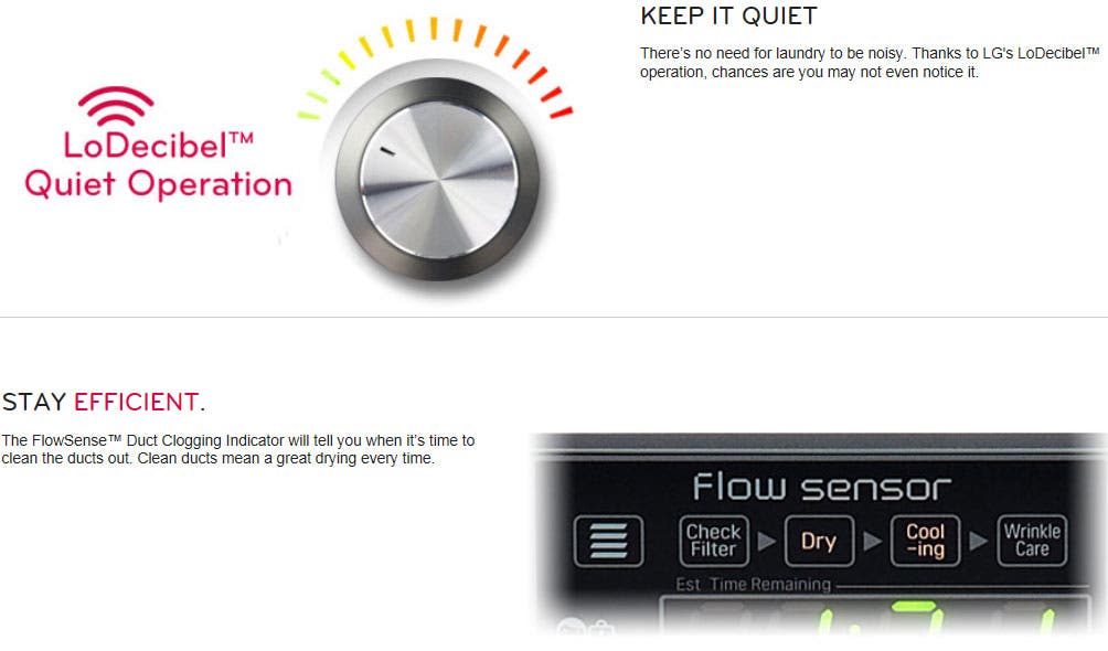 LG DLG1002W White