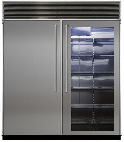 Marvel M72CSSSGP Panel Ready Glass Door, Stainless Interior