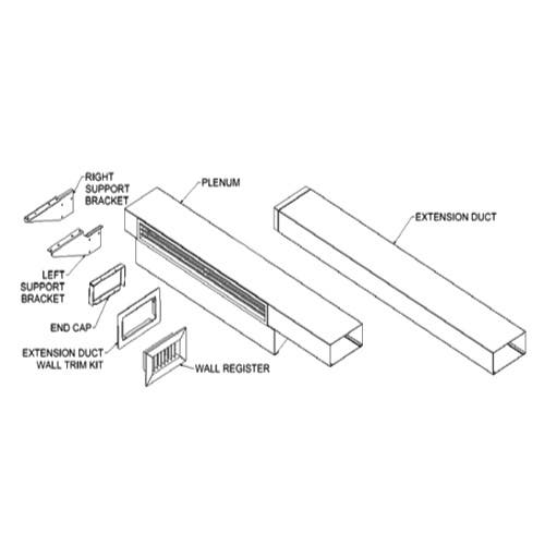 Friedrich PDXDEA 4 ft. Matching Duct Extension