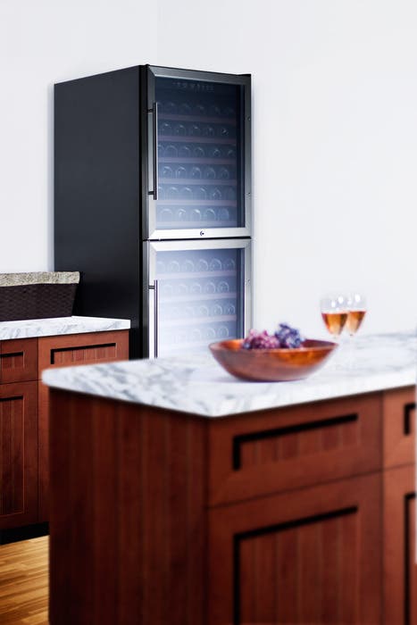Summit SWC2149 149-Bottle Dual Zone Wine Cellar