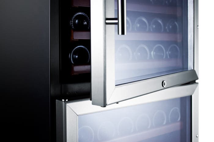 Summit SWC2149 149-Bottle Dual Zone Wine Cellar