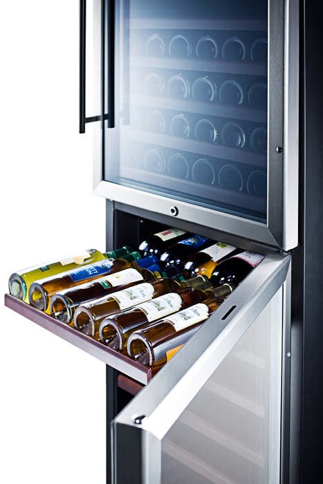Summit SWC2149 149-Bottle Dual Zone Wine Cellar