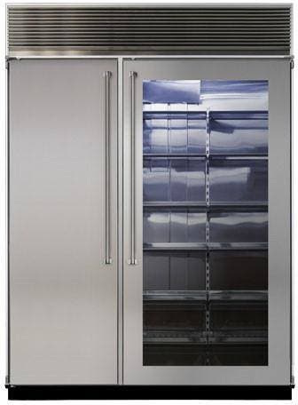 Marvel M60CSSSGX Stainless Steel Glass Door, Stainless Interior
