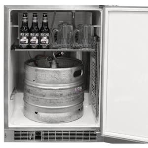 Marvel 6OHKTSSXBLR 24" Outdoor Half Keg Draft Beer Dispenser