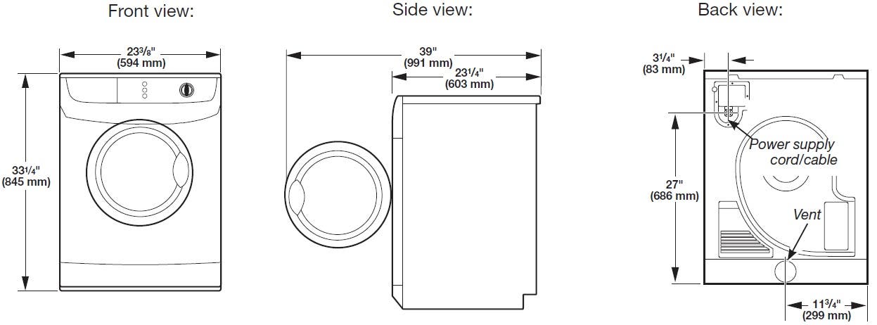 Maytag MED7500YW White