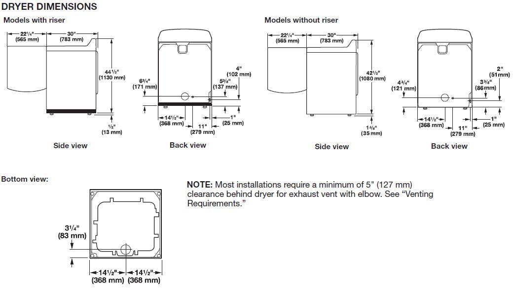 Maytag MEDB700BW 29" Electric Dryer