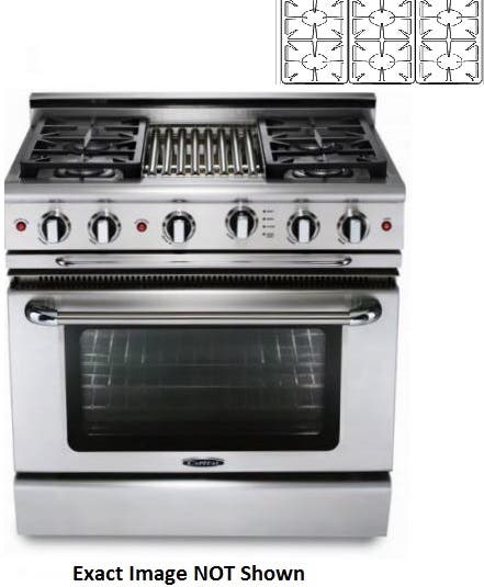 Capital Indoor CSB366SSL Stainless Steel, Liquid Propane