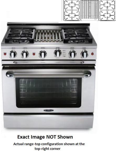 Capital Indoor CSB362B2SSL Stainless Steel, Liquid Propane