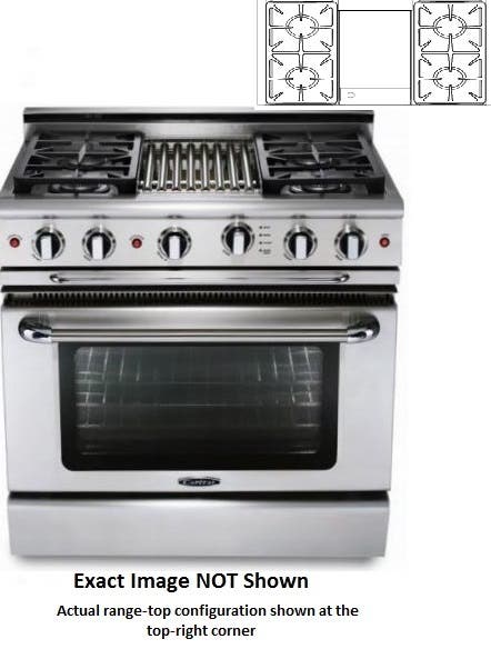 Capital Indoor CSB362G2SSL Stainless Steel, Liquid Propane