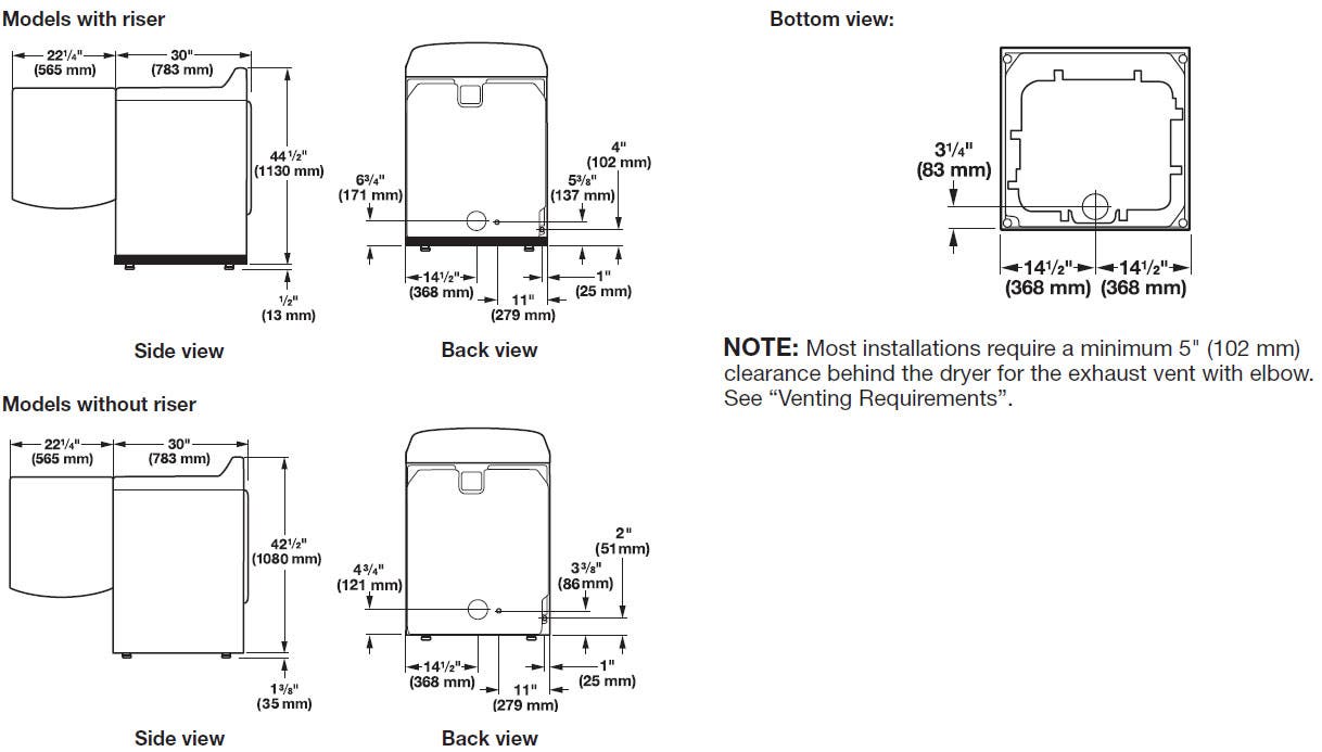 Maytag MGDB725BW White