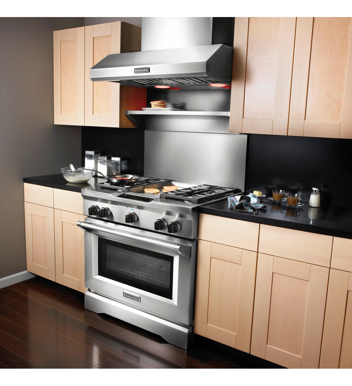 KitchenAid KDRU763VSS 36" Commercial Style Dual Fuel Range - Thumbnail 4