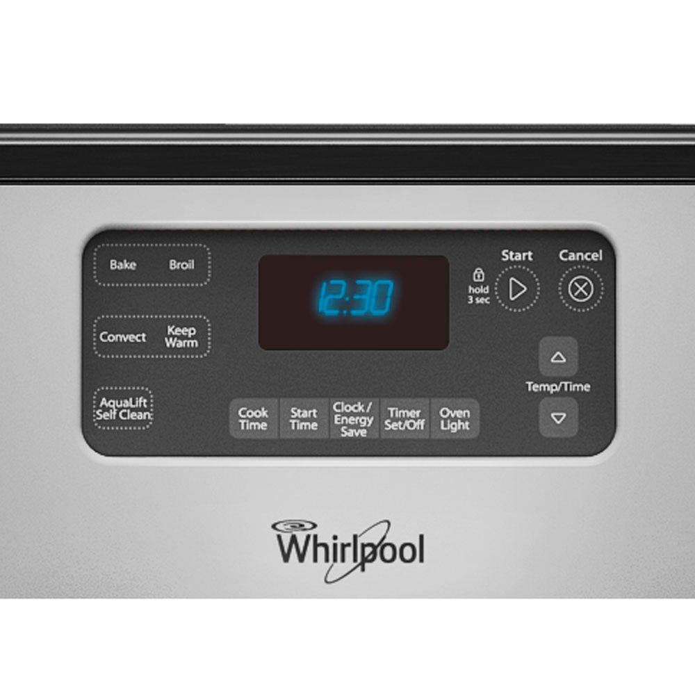 Whirlpool WFG540H0AE Black with Silver Handle