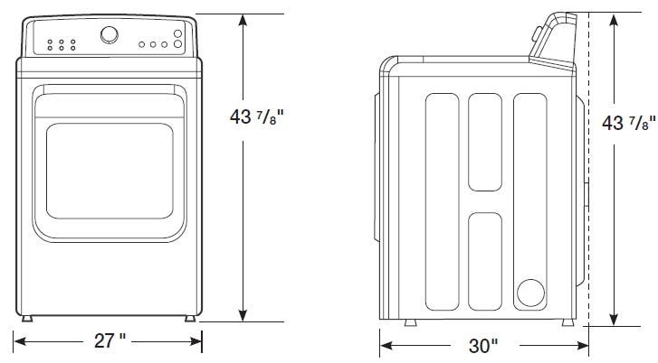 Samsung DV422EWHDWR White