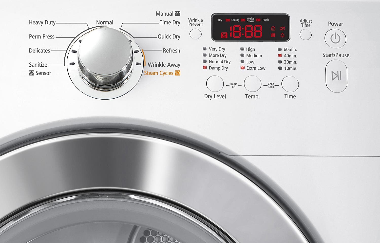 Samsung DV365GTBGWR White