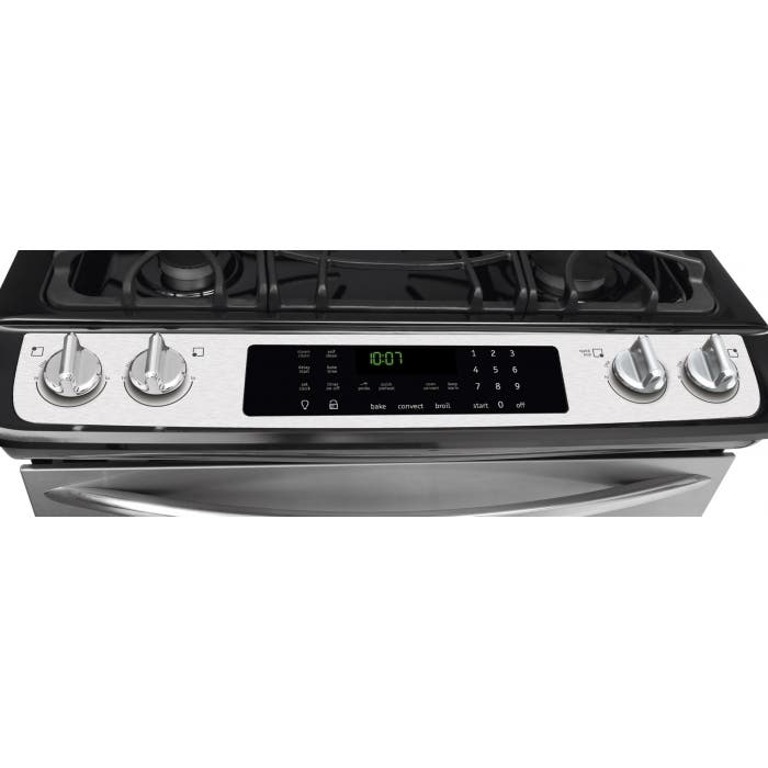 Frigidaire FGDS3065PF 30" Slide-In Dual-Fuel Range