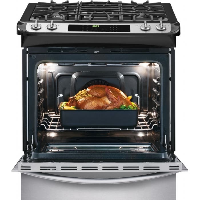 Frigidaire FGDS3065PF 30" Slide-In Dual-Fuel Range