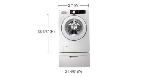 Samsung WF361BVBEWR 27" Front-Load Washer