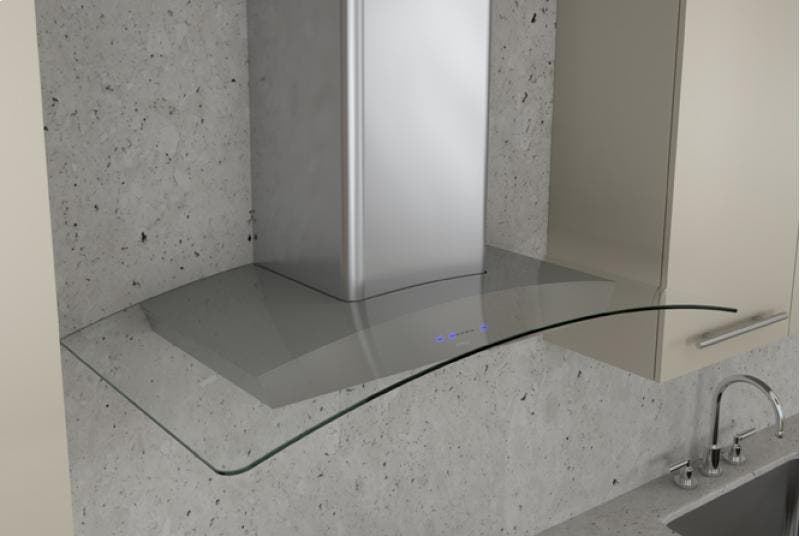 Zephyr ZRVM90AGC Clear Glass