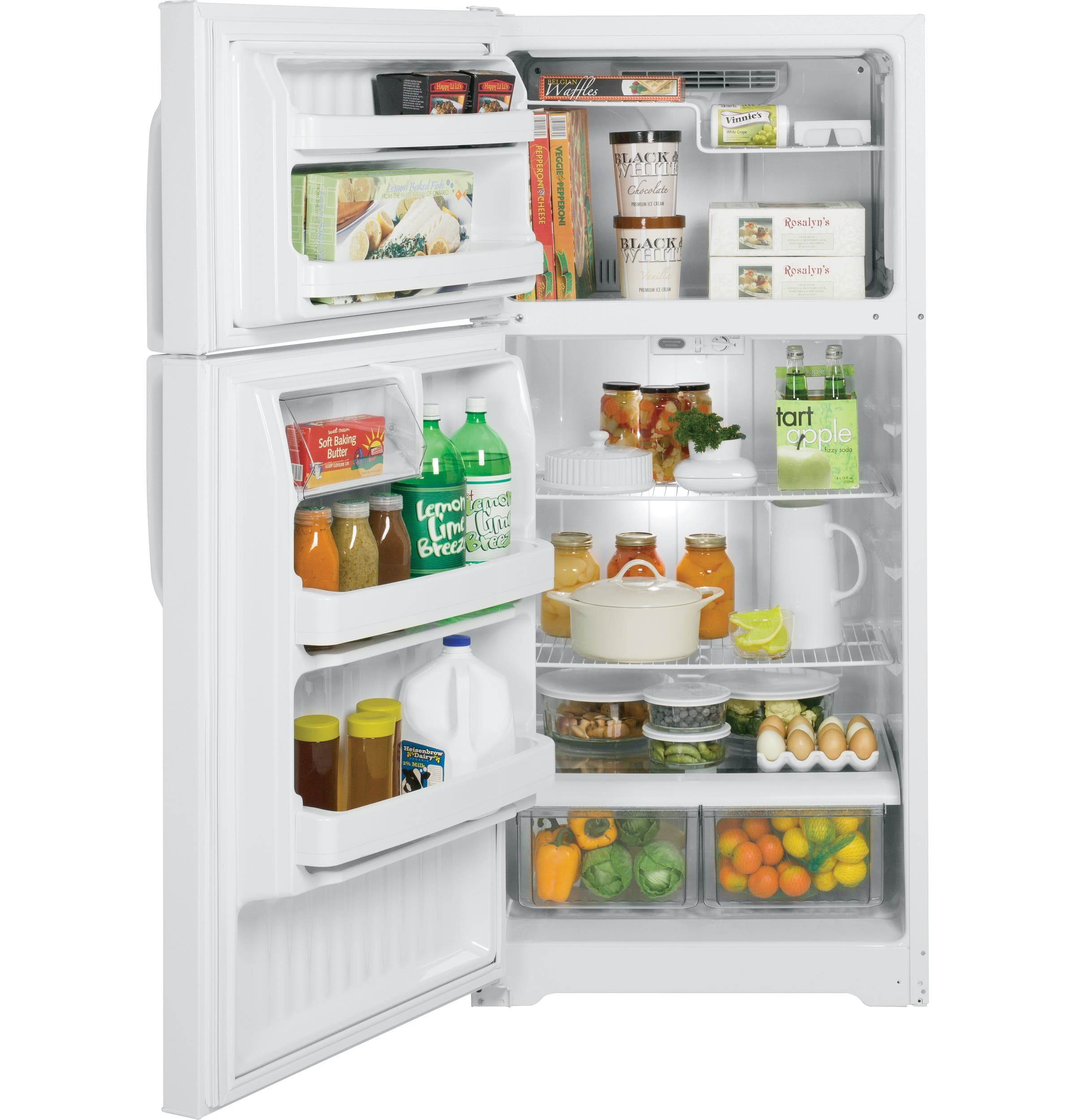 GE GTS16DBELWW White - Left Hinge