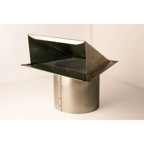 Zephyr AK00031 7 Inch Galvanized Steel Round Inlet Wall Cap