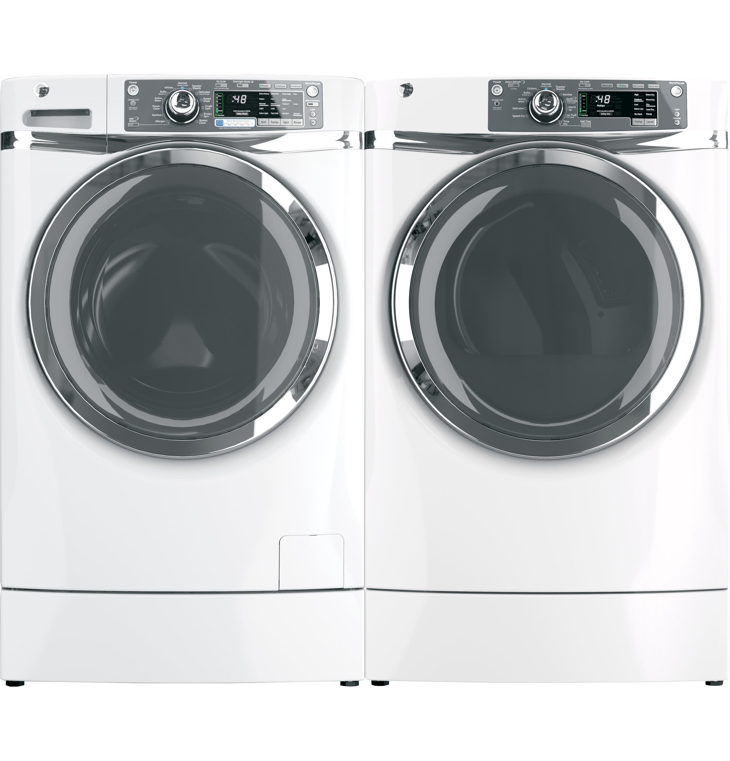GE GFDR480EFWW White