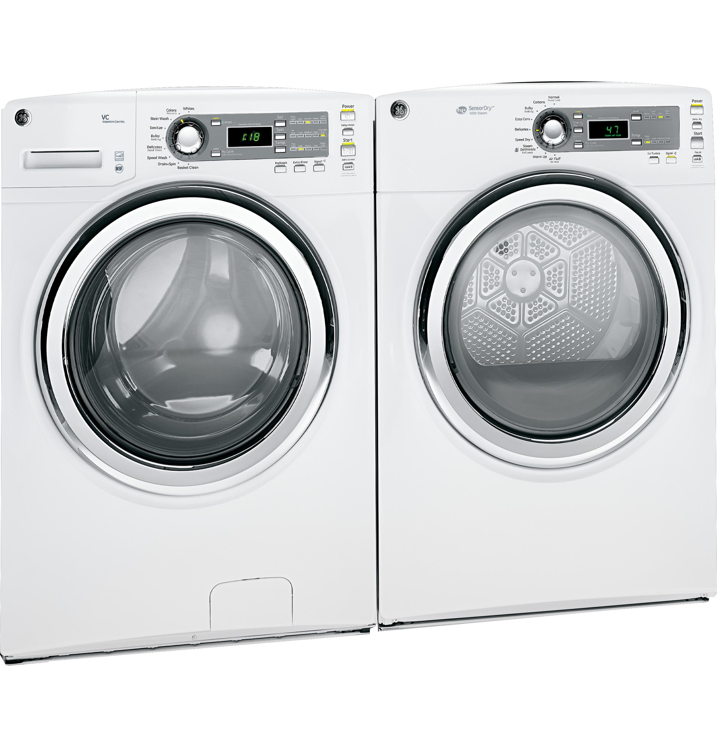 GE GFDS140GDWW 27" Gas Dryer