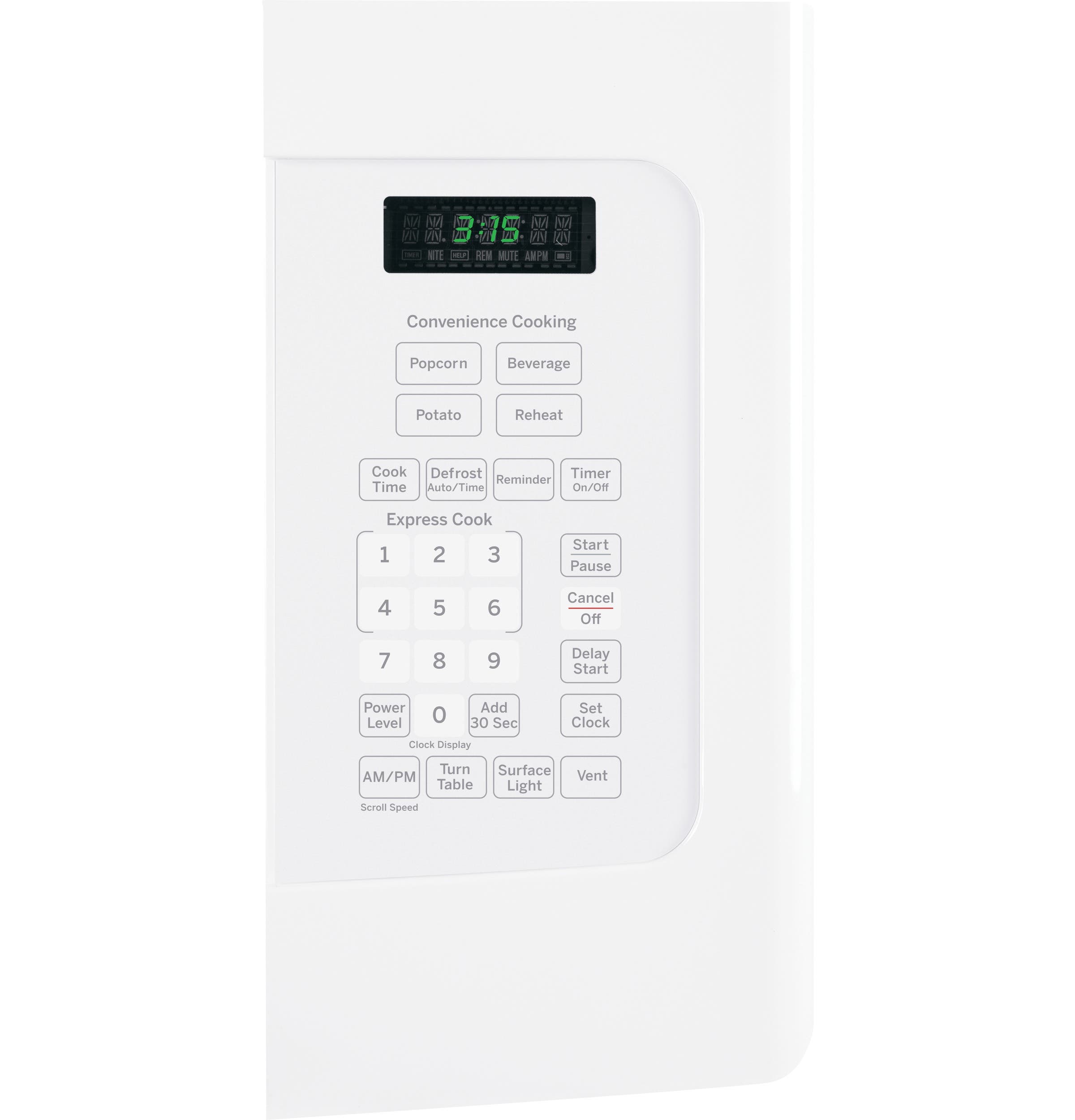 GE JVM1540DMWW White