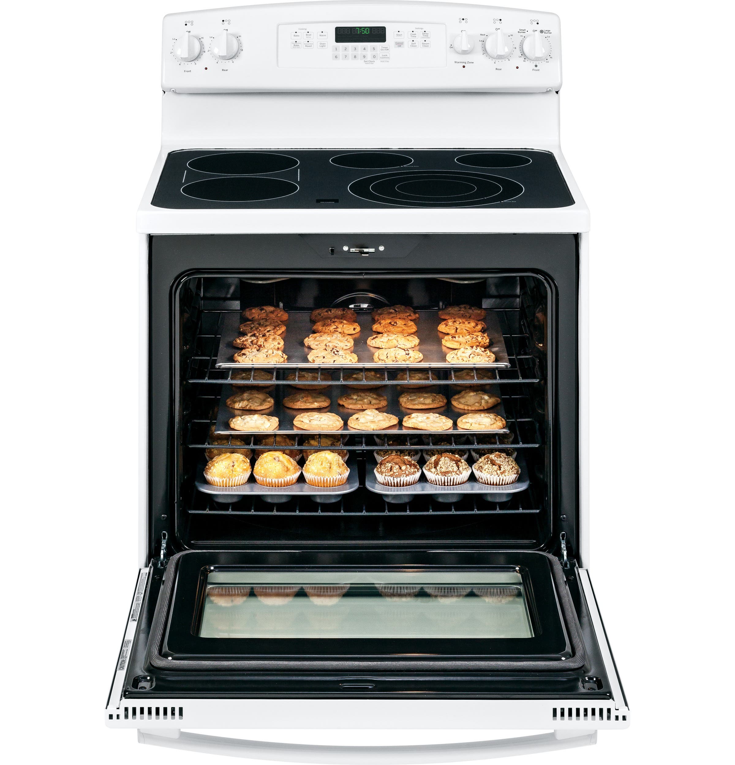 GE JB750DFWW White