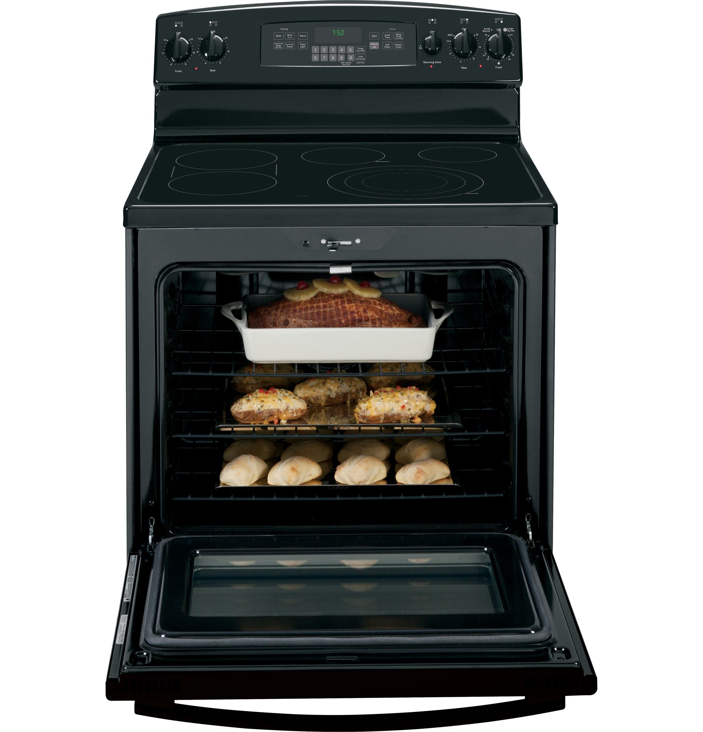 GE JB750DFBB Black