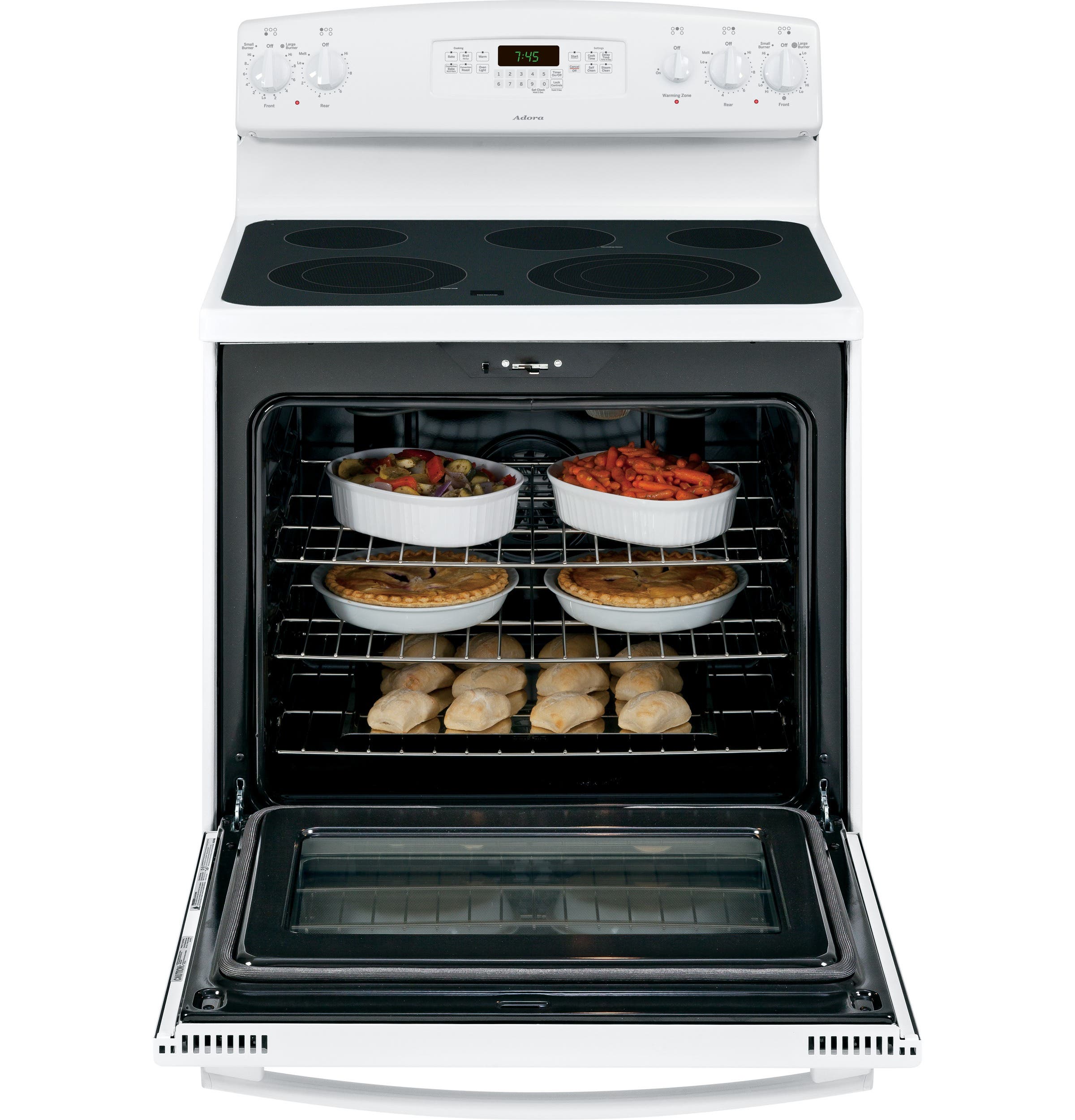 GE JB745DFWW White