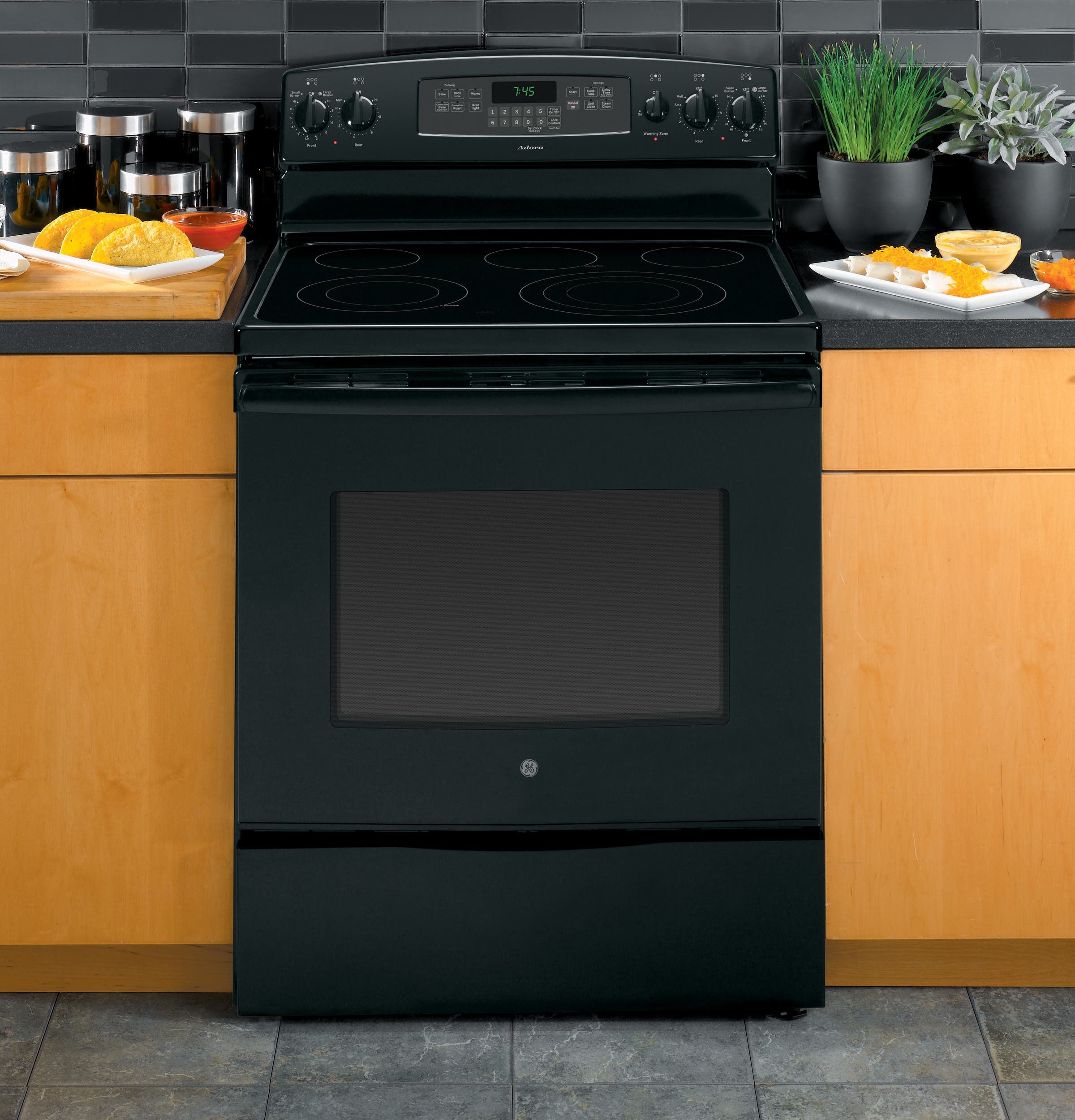 GE JB745DFBB Black