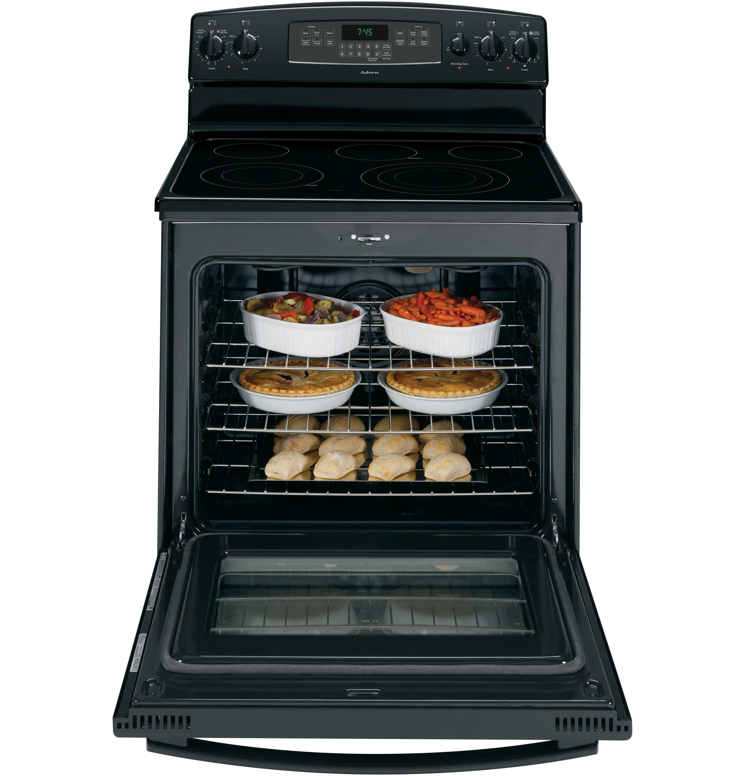 GE JB745DFBB Black