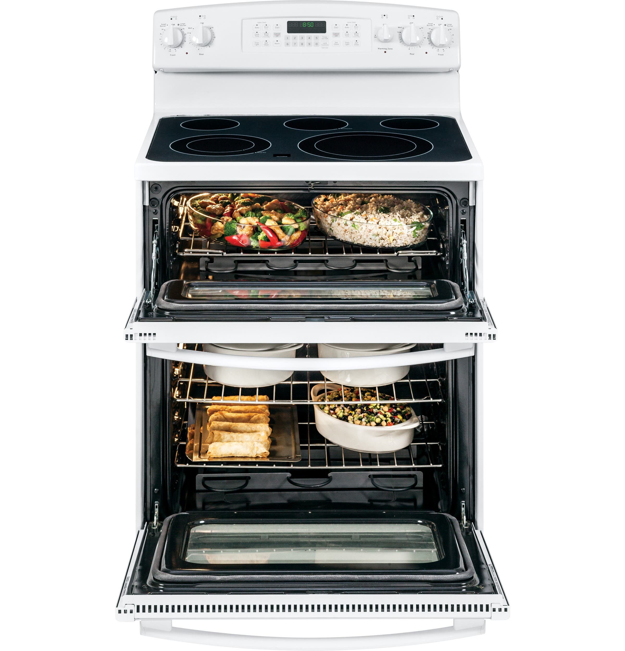 GE JB850DFWW White