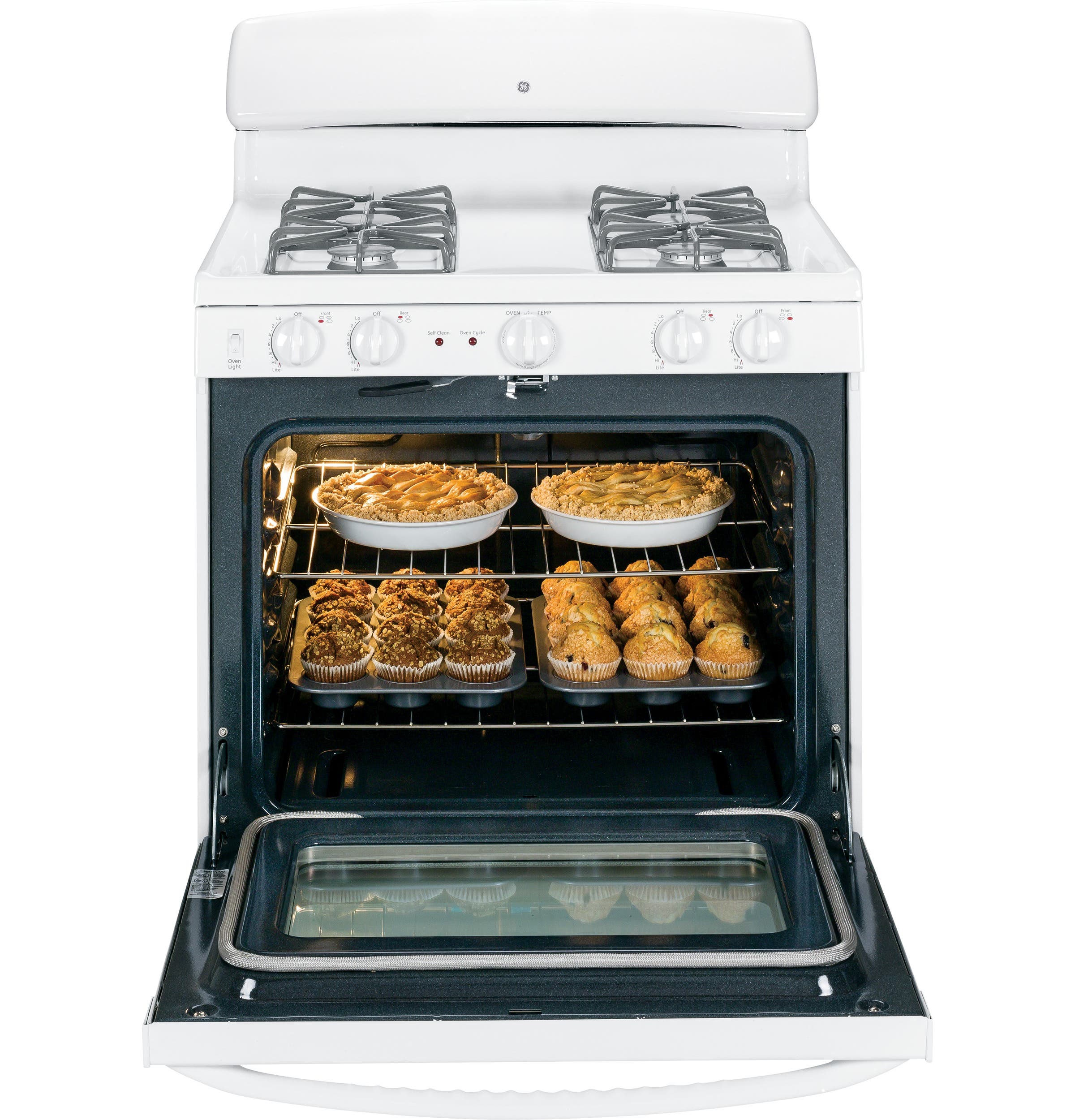 GE JGBP27DEMWW 30" Gas Range