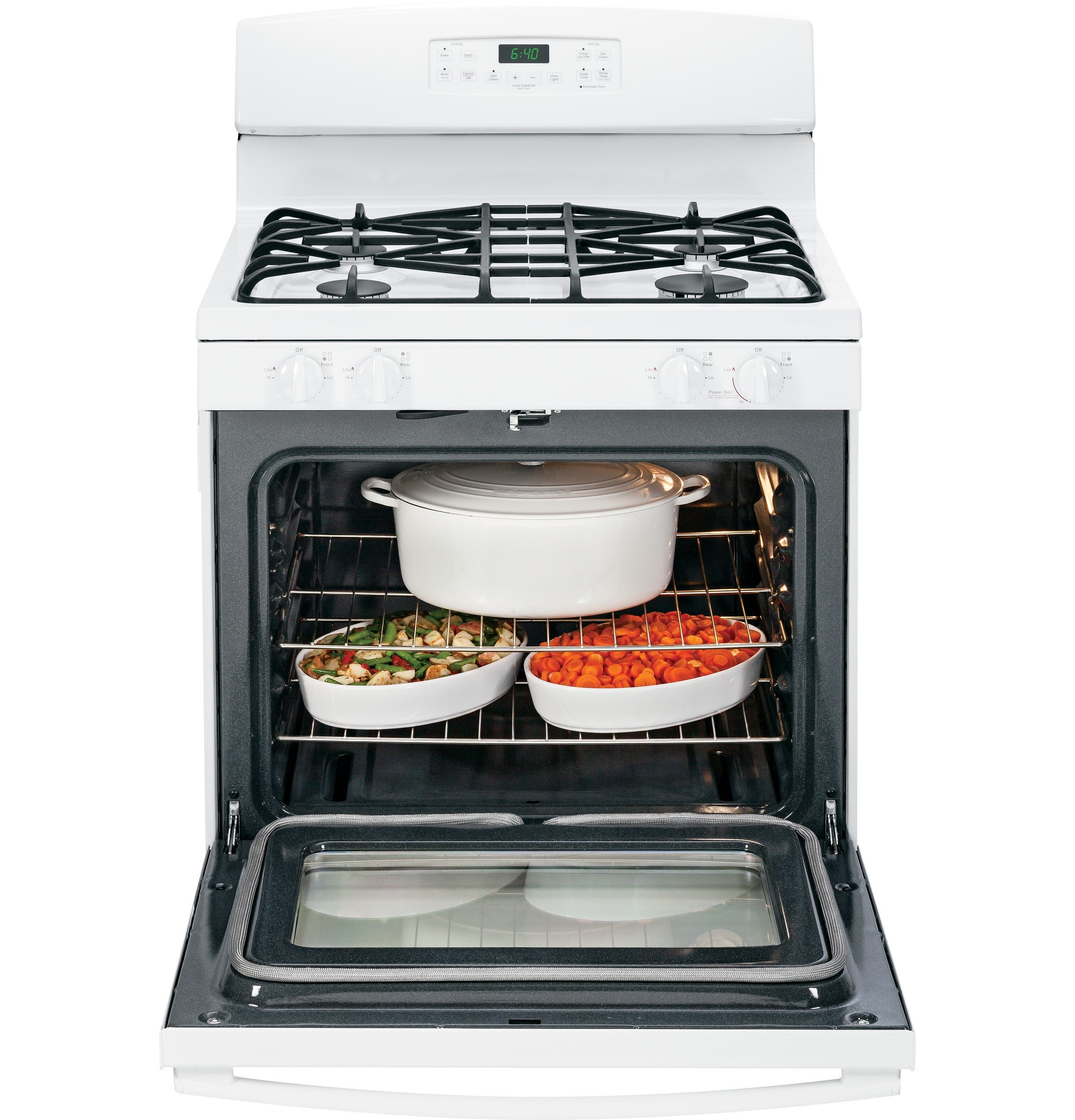 GE JGB640DEFWW White