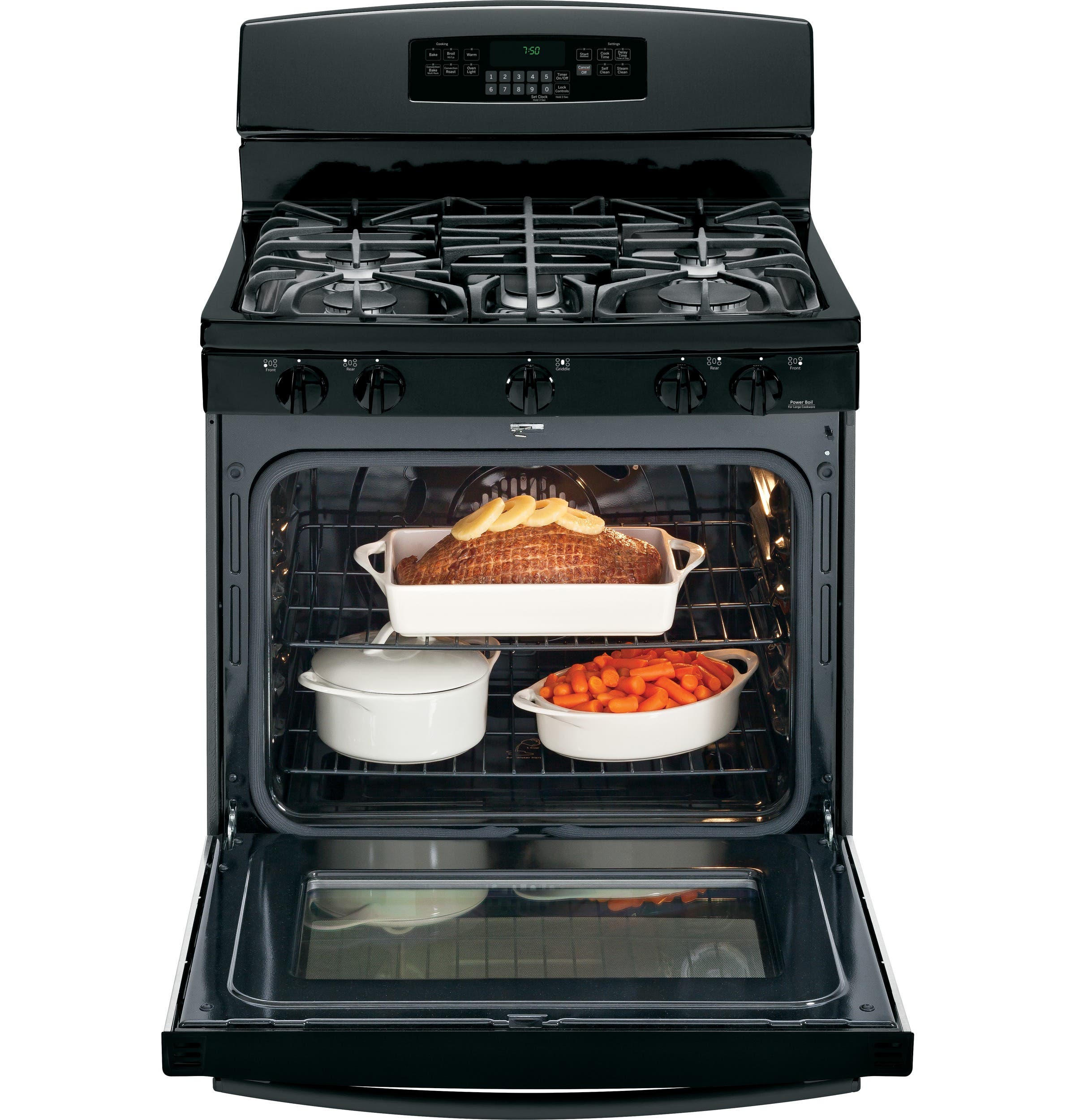 GE JGB750DEFBB Black