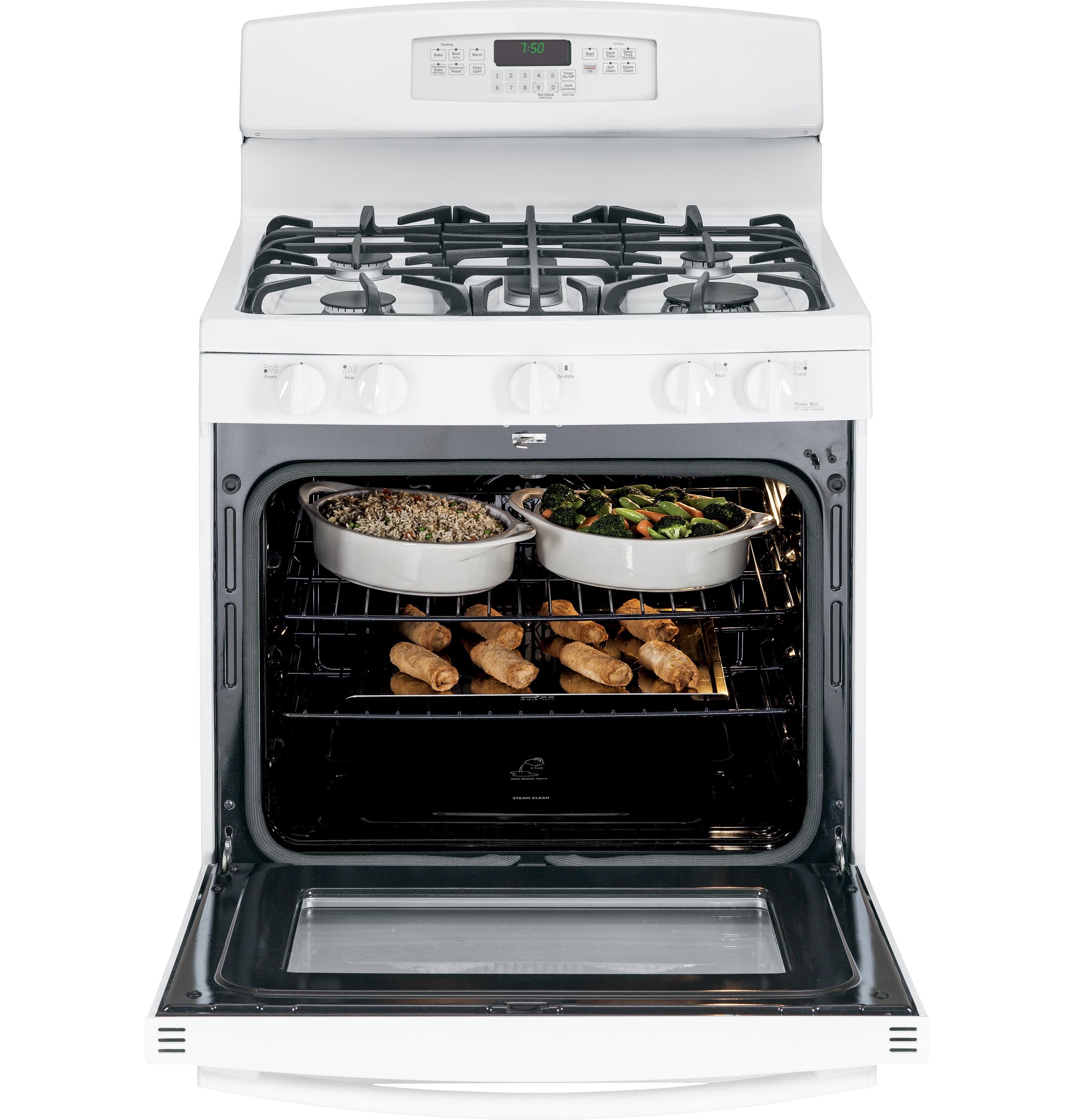 GE JGB750DEFWW White