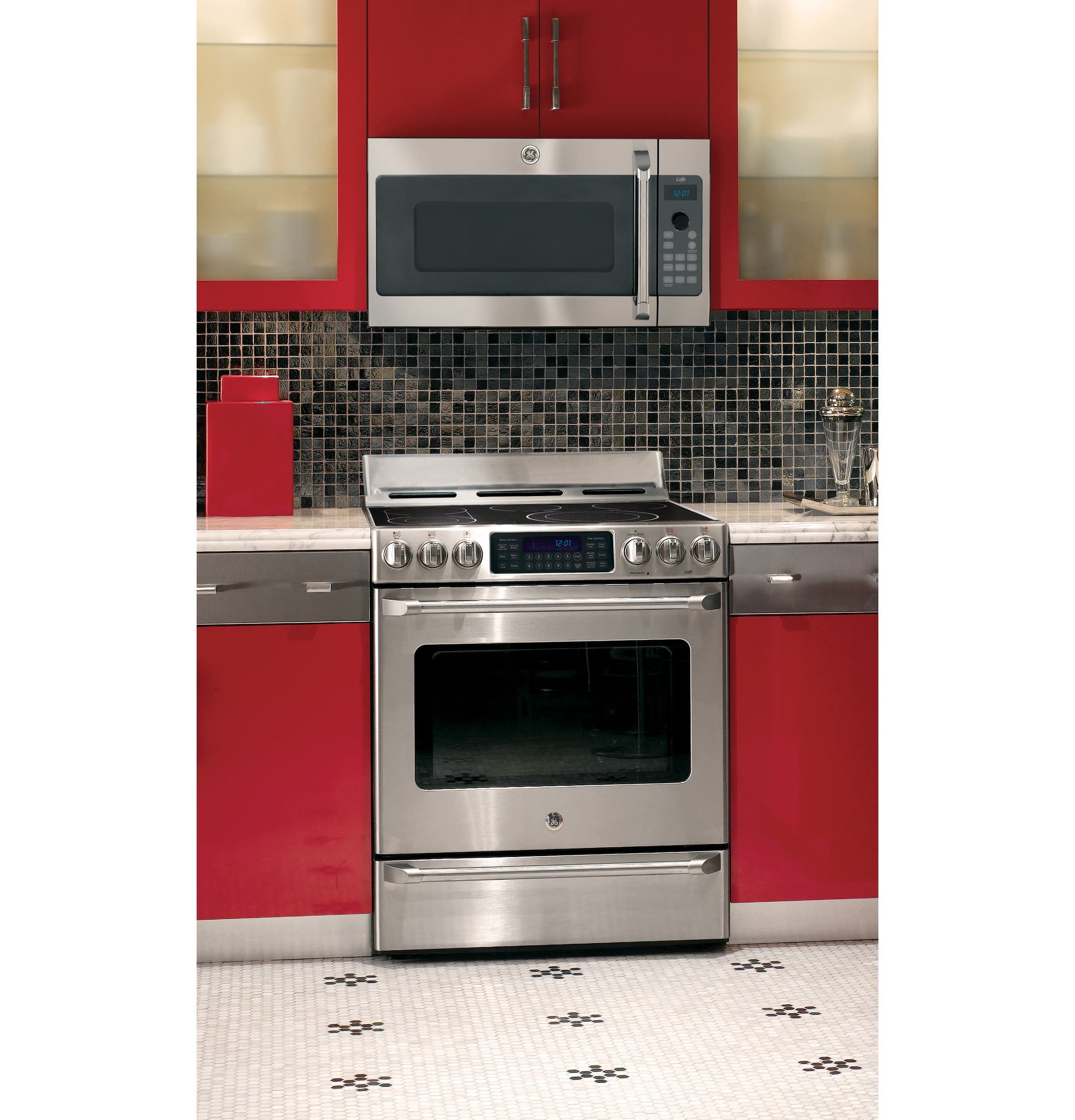 GE CSA1201RSS Stainless Steel On Black