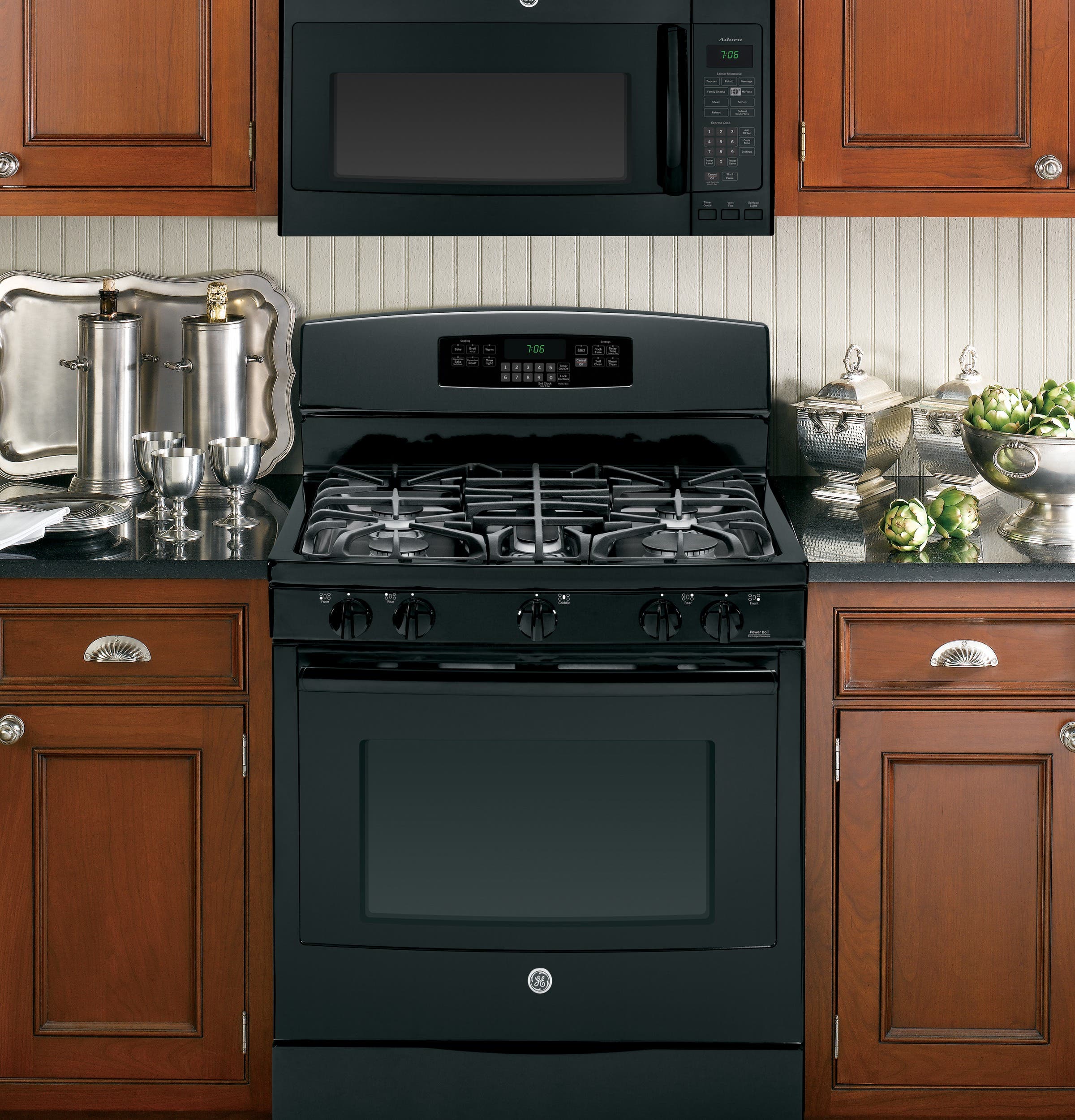 GE JGB760DEFBB Black
