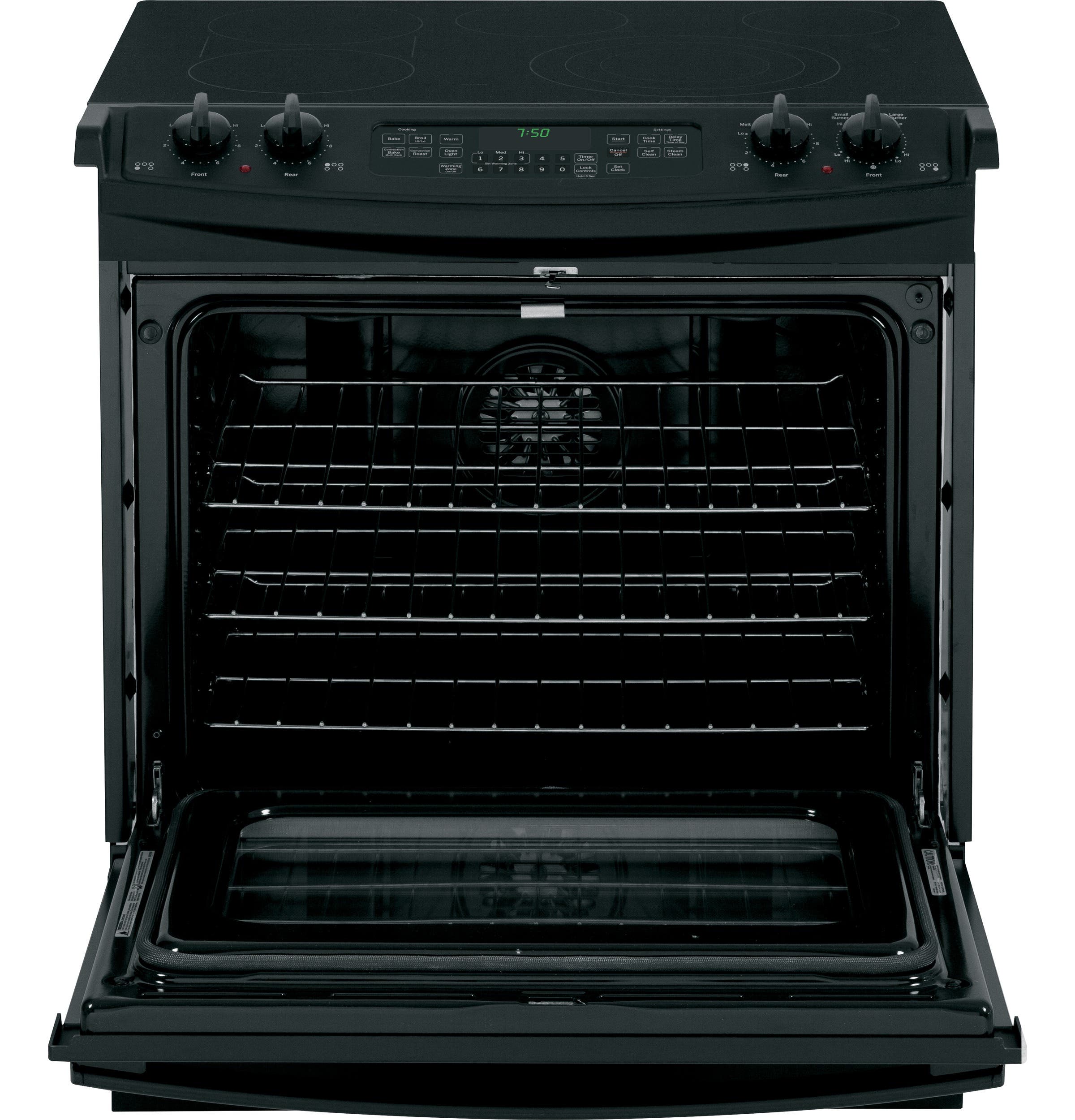 GE JS750DFBB Black