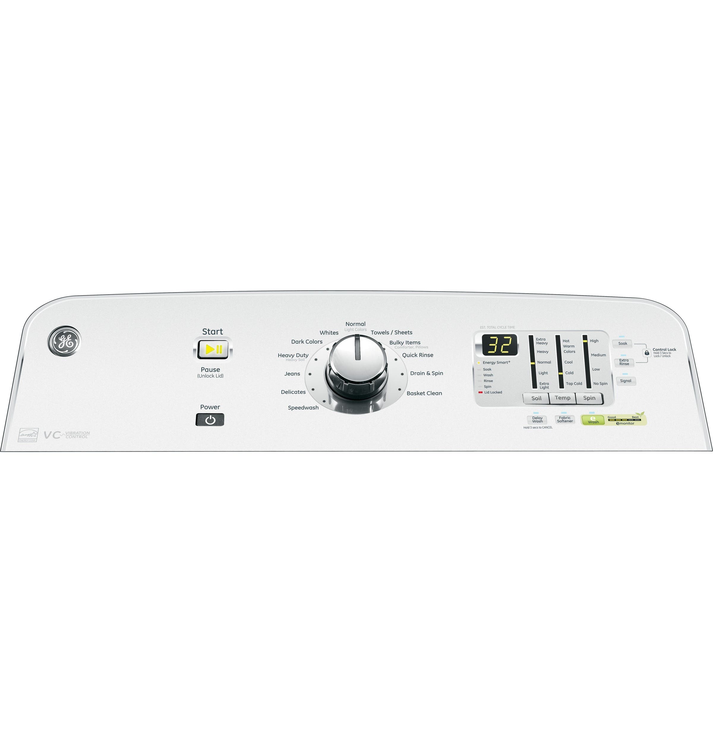 GE GTWN7450HWW White